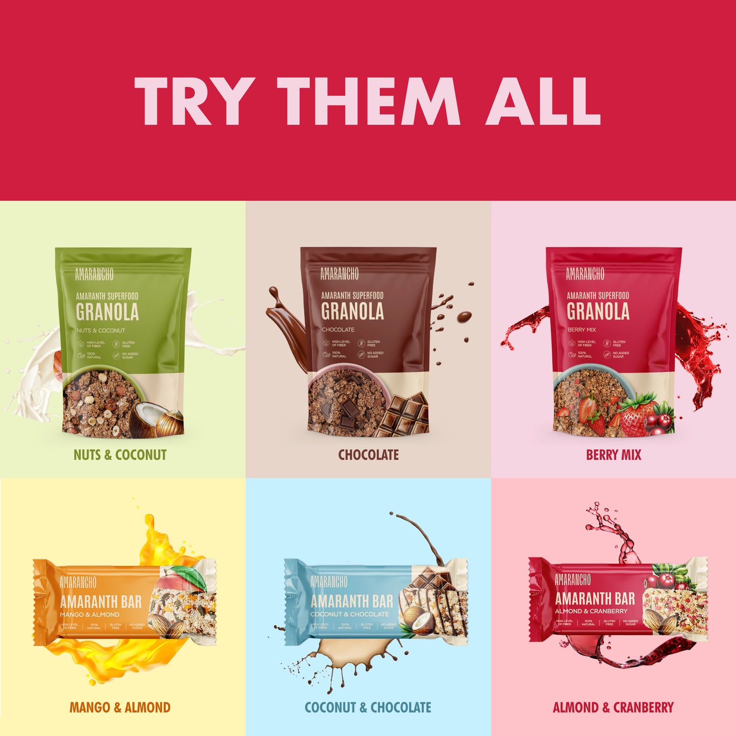 Amarancho Berry Mix Granola 270 gr х2