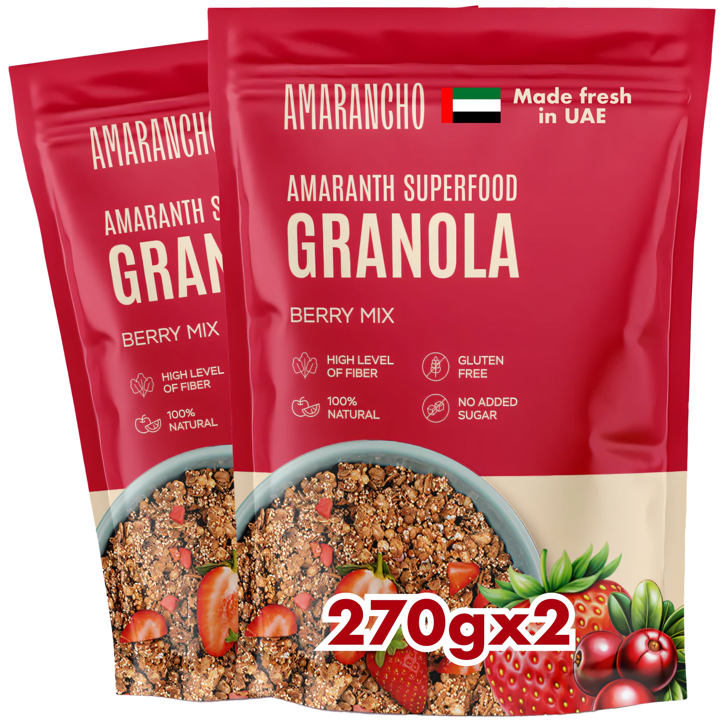 Amarancho Berry Mix Granola 270 gr х2