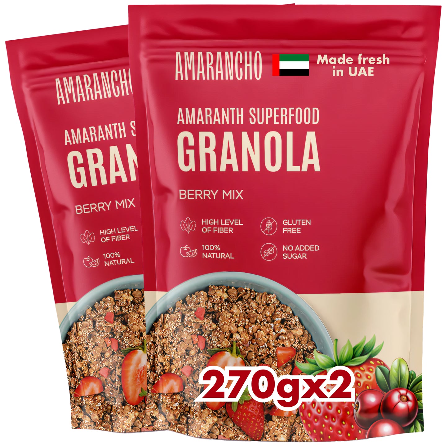 Amarancho Berry Mix Granola 270 gr х2