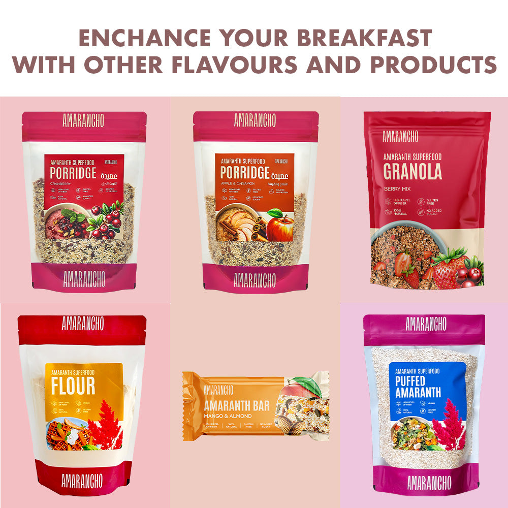 Amarancho Apple & Cinnamon Instant Porridge 200g